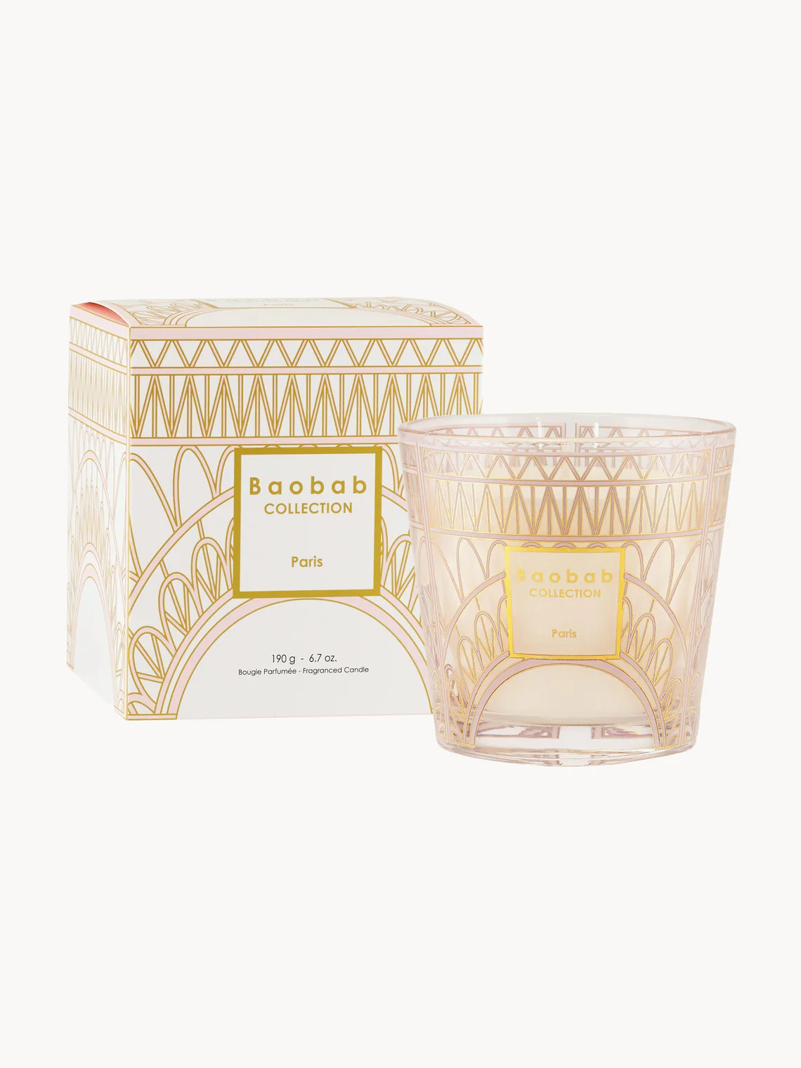 Bougie parfumée soufflée bouche My First Baobab Paris (glycine, mimosa & tilleul) | Westwing EU