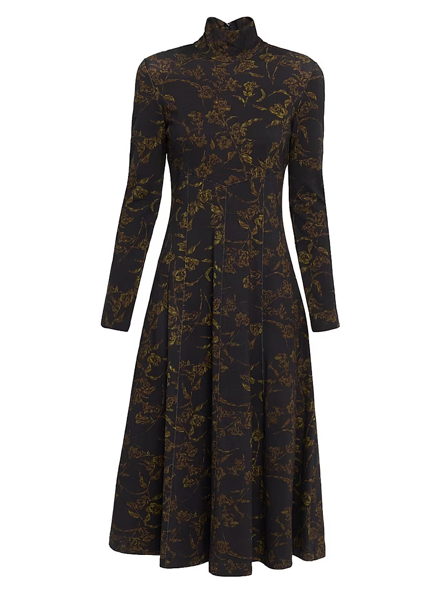 Women's Thea Floral Maxi Dress - Black Gold - Size XXS | Saks Fifth Avenue