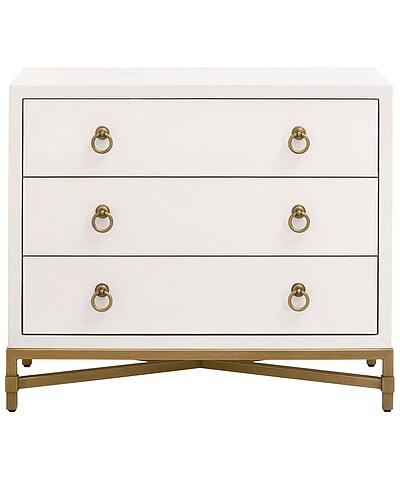 Strand Shagreen 3-Drawer Nightstand | Gilt & Gilt City