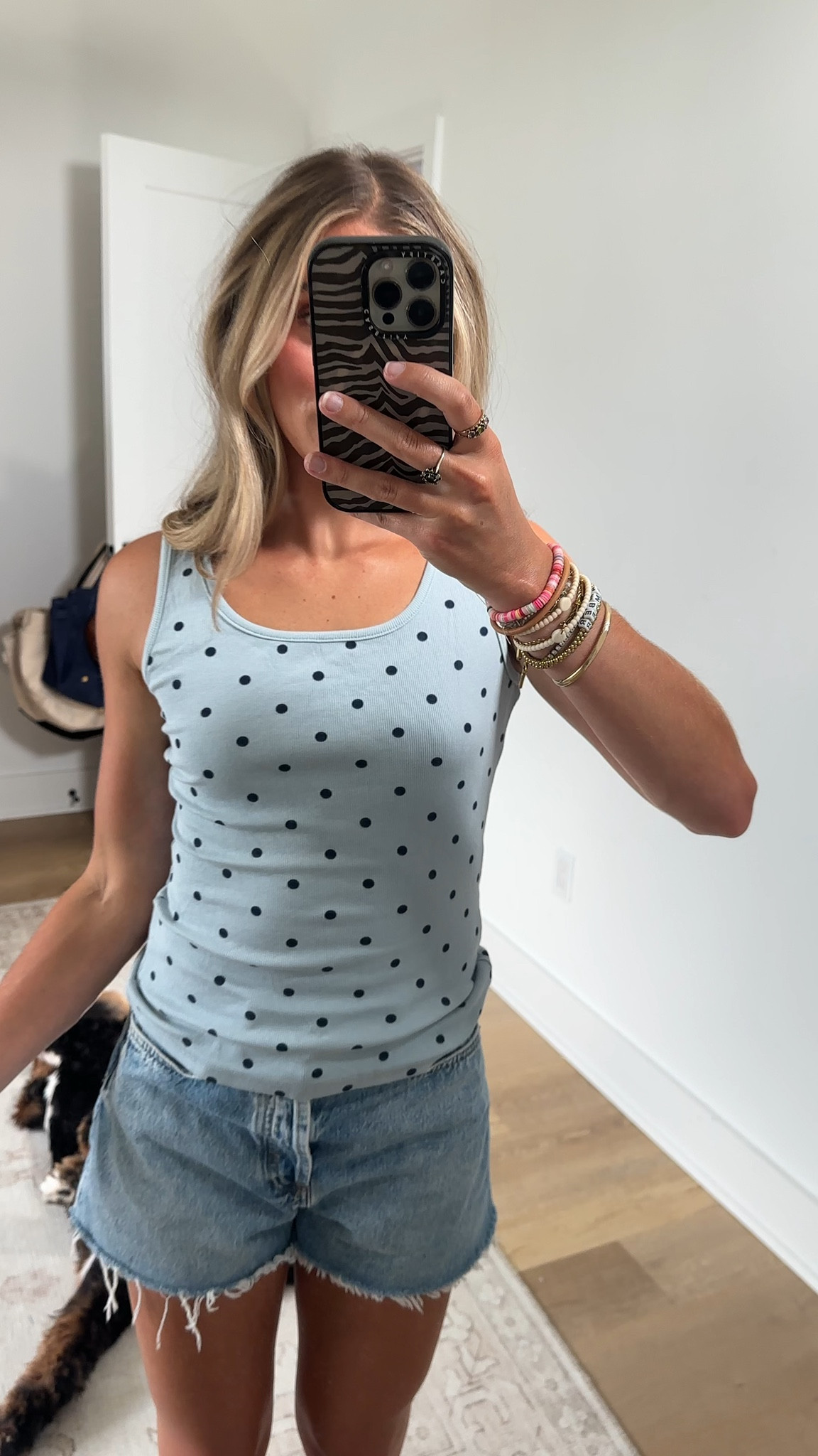 Amazon size small Dqbeng Womens Ribbed Polka Dot Tank Tops Sleeveless Scoop Neck Cami Top

#LTKootd #LTKSaleAlert #LTKSeasonal