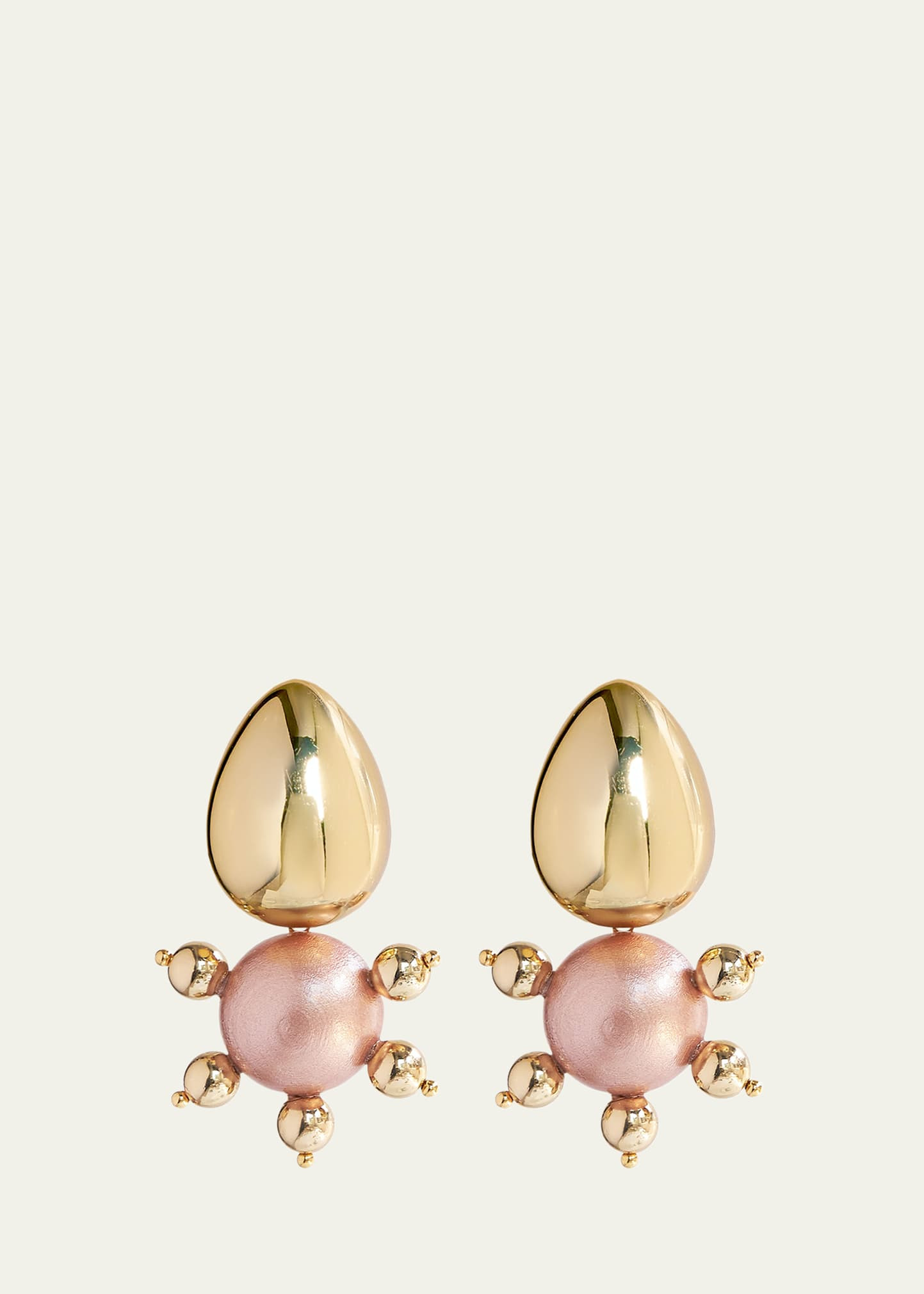 Saule Label Tulia Noble Blush Earrings | Bergdorf Goodman