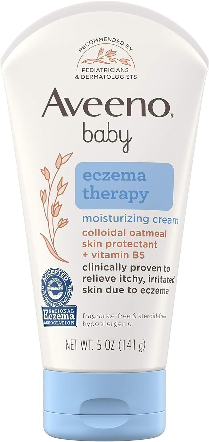 Aveeno Baby Eczema Therapy Moisturizing Cream, Baby Eczema Cream, 5 fl. oz | Amazon (US)