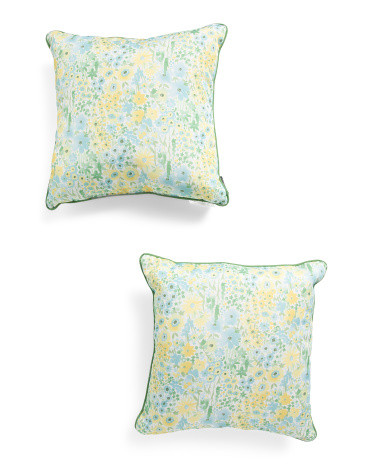 2pk 18x18 Kele Floral Indoor Outdoor Pillows | Marshalls