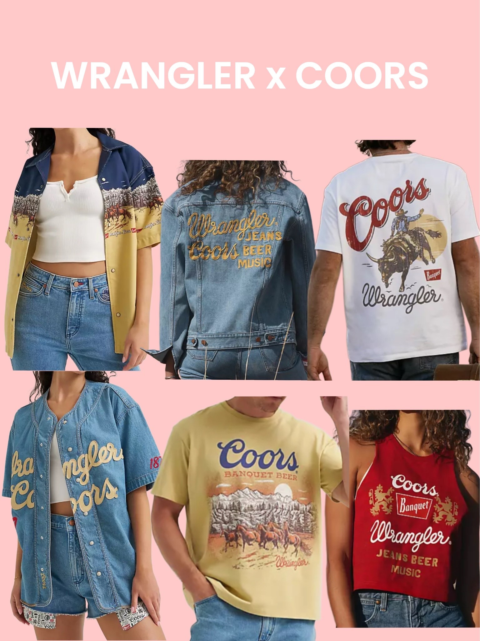 New wrangler & coors collab! Great looks for summer country concerts and festivals

#LTKootd #LTKSeasonal