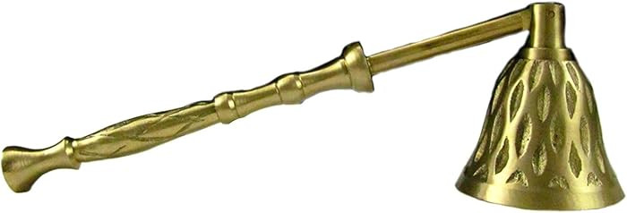 Biedermann & Sons Candle Snuffer, Antique Hammered Satin Brass 6.75" Long, M2311 | Amazon (US)