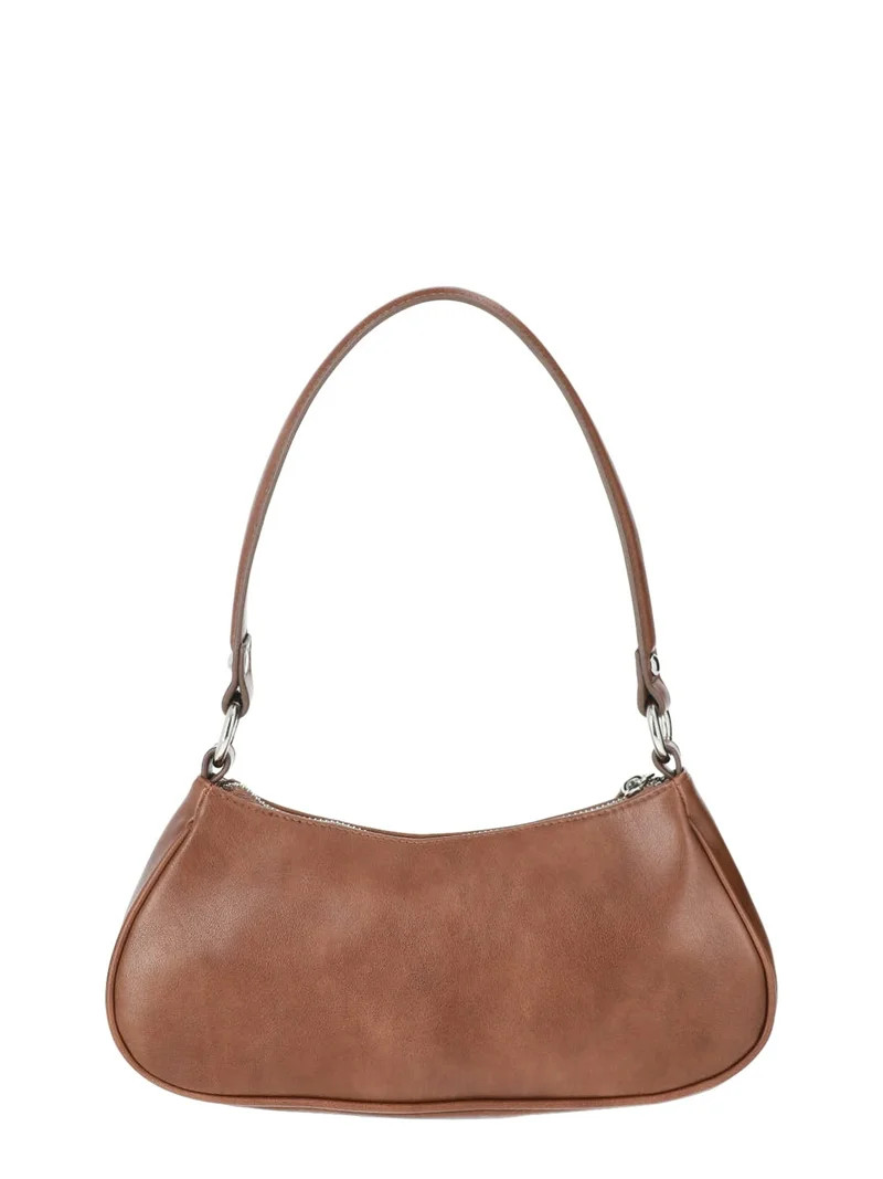 No Boundaries Women's Fashion Shoulder Bag, Brown | Walmart (US)