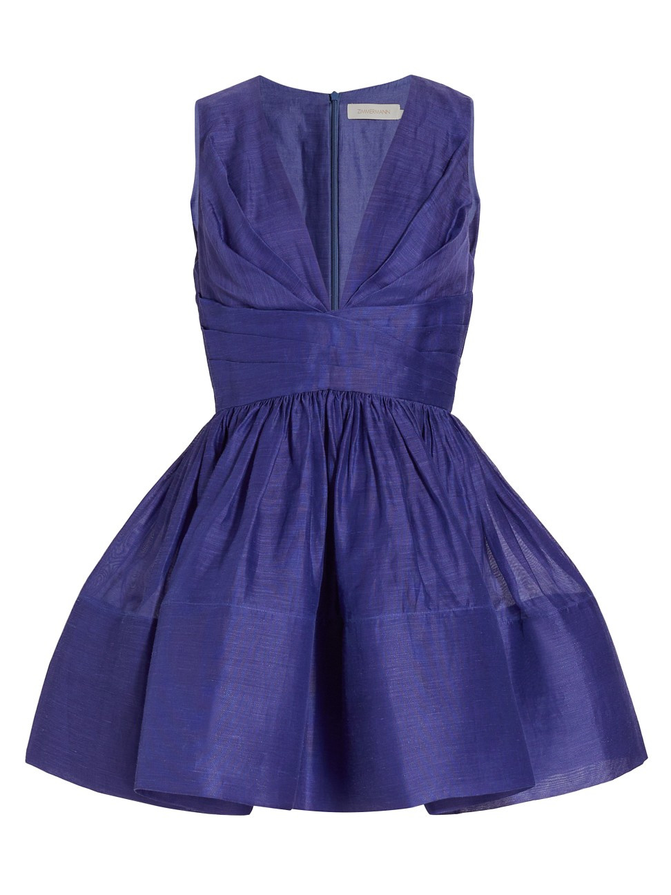 Women's Tama V-Neck Minidress - Ultramarine - Size 0 - Ultramarine - Size 0 | Saks Fifth Avenue