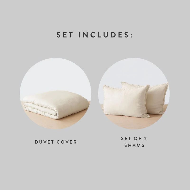 Stonewashed Linen Duvet Cover | The Citizenry