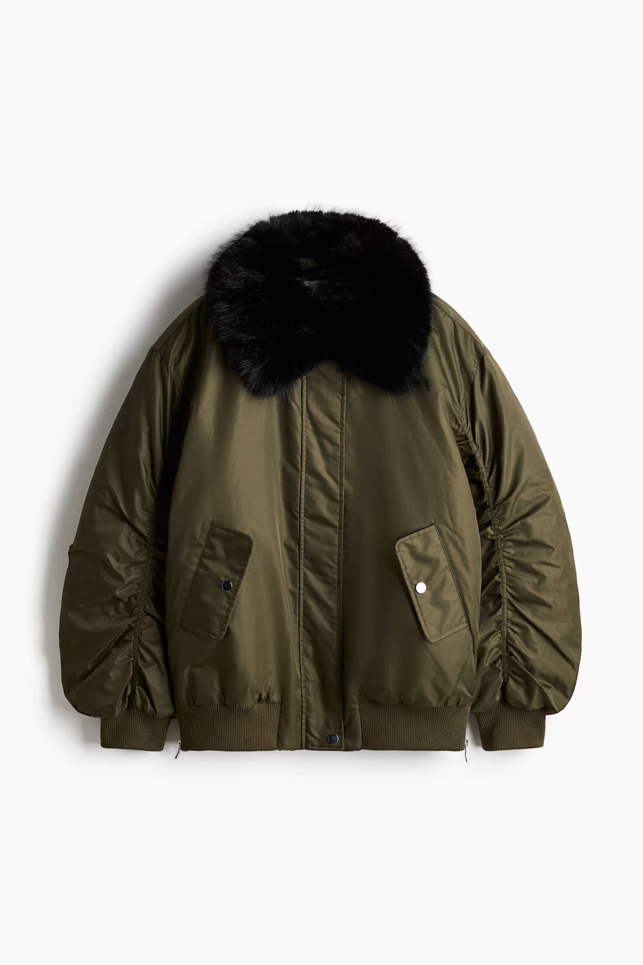 Oversized padded bomber jacket | H&M (UK, MY, IN, SG, PH, TW, HK)
