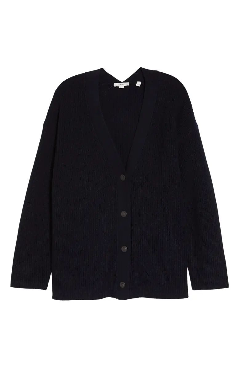 Cashmere & Wool Shaker Rib Cardigan | Nordstrom