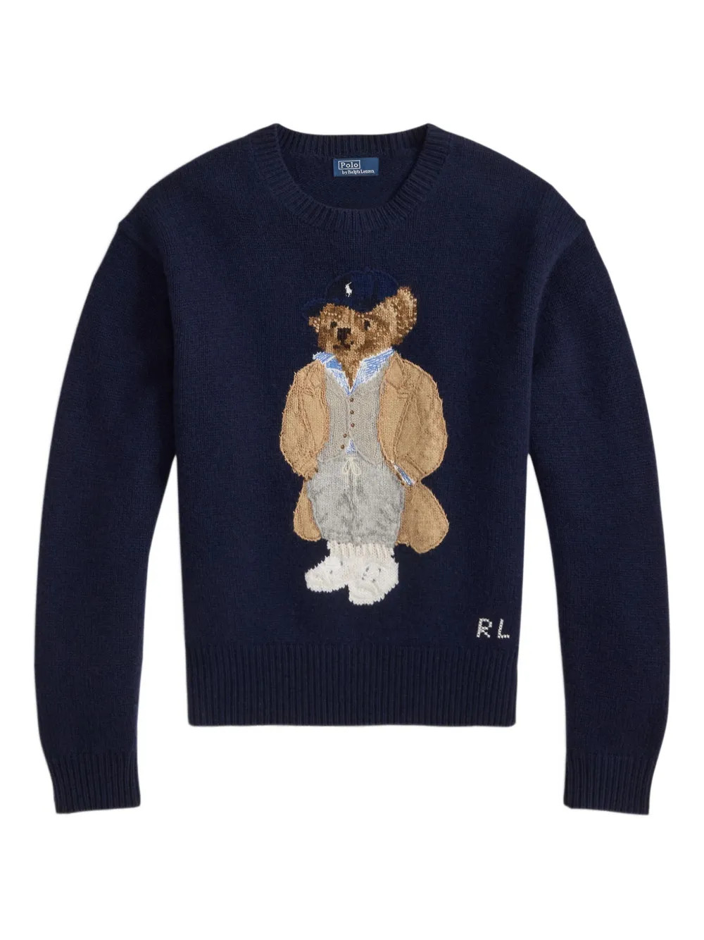 Polo Ralph Lauren Polo Bear Crewneck Jumper | Blue | FARFETCH | Farfetch Global