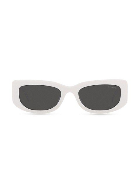 53MM Rectangle Sunglasses | Saks Fifth Avenue