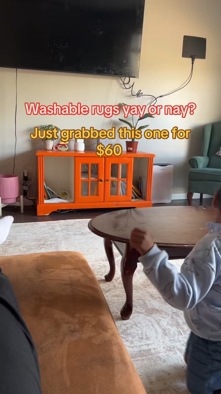 Mom Tip Tuesday and this washable rug is a win. I love that it came super soft and cushioned without needing any extra padding underneath. That made setup easy, and it already feels comfortable underfoot right out of the package. For busy moms, anything that looks good, feels cozy, and keeps things simple is worth noticing. This is such an easy home upgrade for a playroom, bedroom, nursery, or any space that needs a little softness without extra hassle.

#LTKhome #LTKfamily #LTKfinds #MomTipTuesday #WashableRug #HomeFinds #MomHomeFavorites #CozyHome #FamilyHome #NurseryDecor #PlayroomDecor #EasyHomeUpdates #SoftRug #MomLifeFinds #HomeEssentials