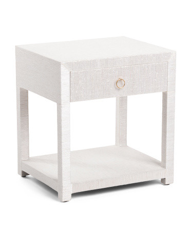 Raffia Nightstand | Marshalls