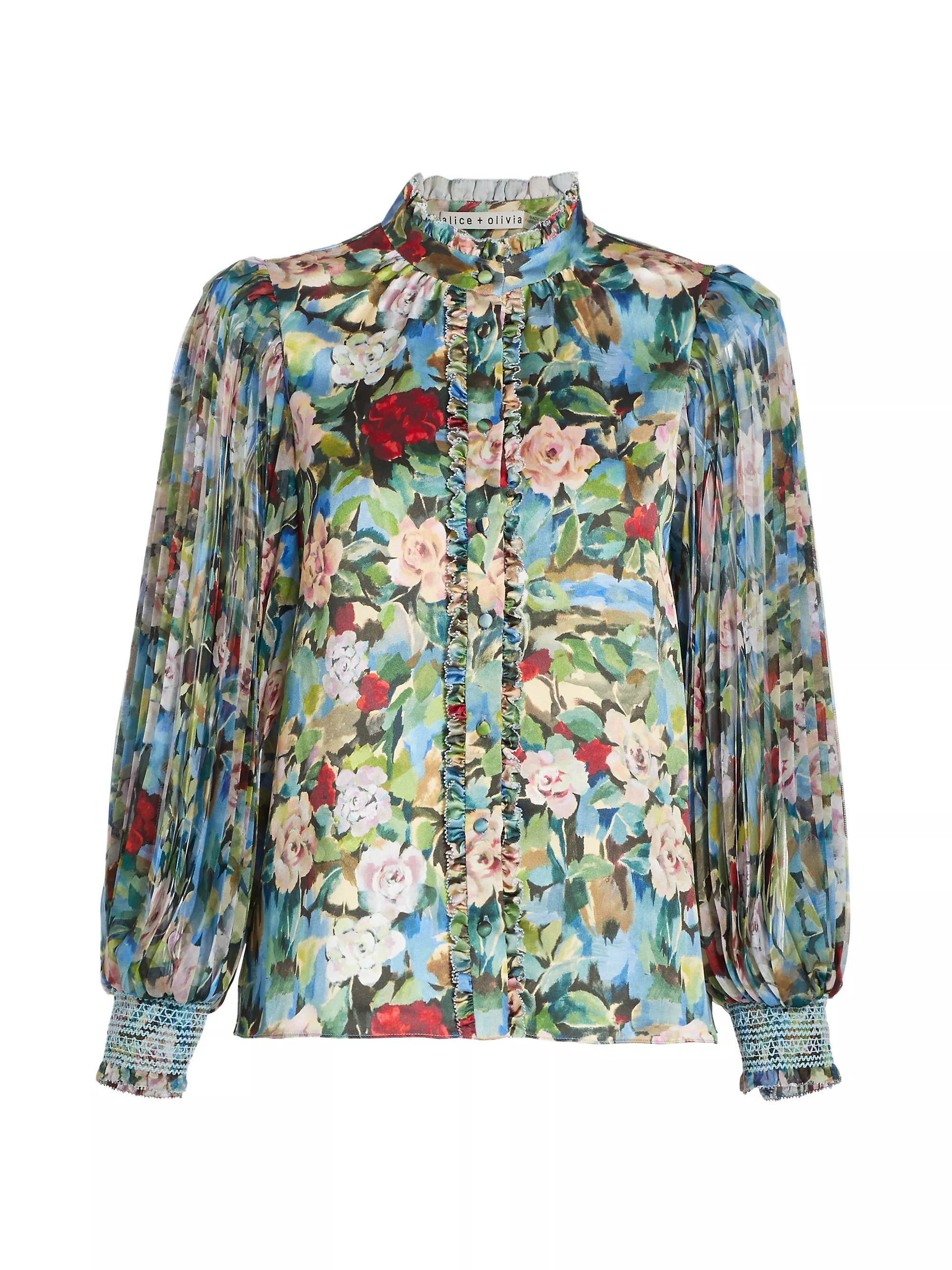 Ilan Floral Ruffle Shirt | Saks Fifth Avenue