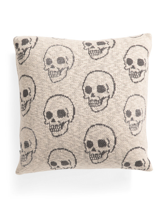 18x18 Skull Pillow | TJ Maxx