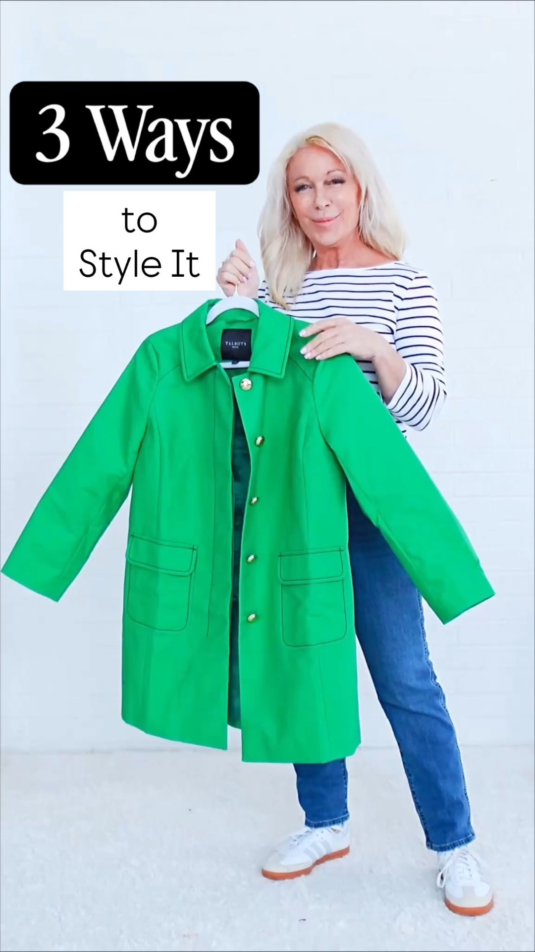 3 Ways to Style a Kelly Green Car Coat - which is YOUR favorite: 1 2 or 3? 🍀

1️⃣ Black Column + Leopard Accents 🐆🖤
2️⃣ Navy Stripes + Jeans + Sneakers 👟 👖
3️⃣ Gingham + Black 🖤🍀

🗳️VOTE BELOW! 👇🏼 



Midlife It Girl Energy, 🍀✨
- Valarie

#LTKSeasonal #LTKPetite #LTKOver40