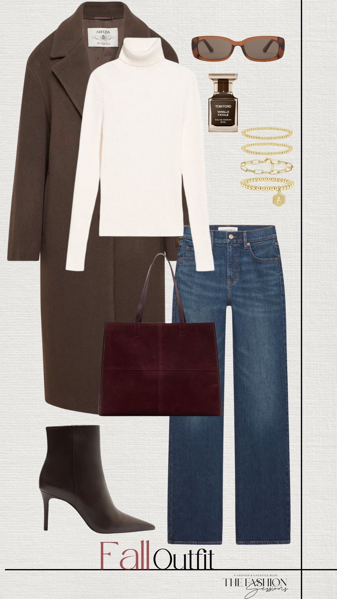 Fall Outfit | Cream Turtleneck | Brown Long Coat | Denim Jeans | Ankle Boots | Suede Bag 

#LTKSeasonal #LTKStyleTip #LTKShoeCrush