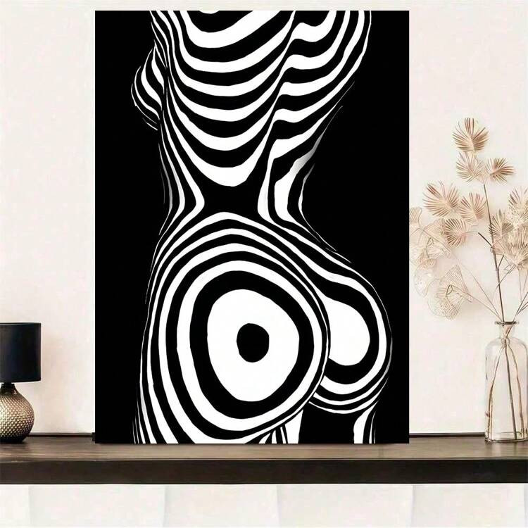 1pc Abstract Body Art Sexy Wall Art Wall Decor, For Aesthetic Wall Decor, Ideal For Bathroom, Bedroom, Living Room, Summer Decoration, Artwork Wall Painting With No Frame, Canvas, Poster Gifts Birthday Graduation | SHEIN