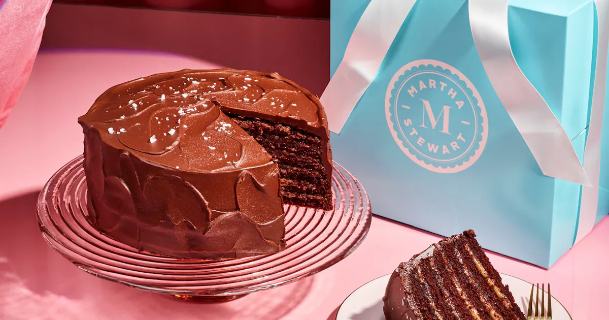 Martha's Salted Caramel Chocolate Cake by Martha Stewart | Goldbelly | Goldbelly