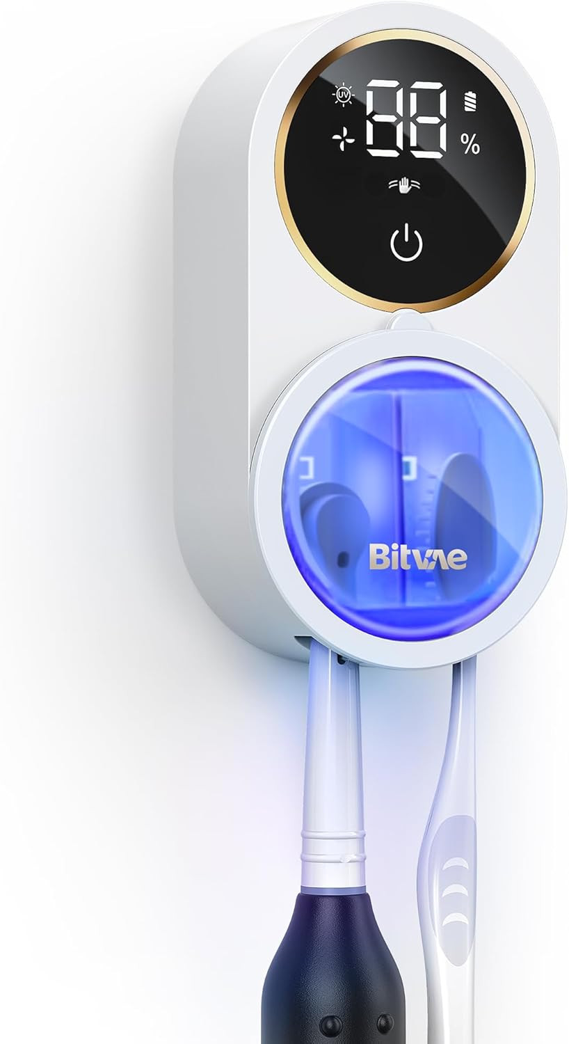 Bitvae Upgraded Tooth Brush Holder for Bathroom 2.0 Infrared Sensing | Amazon (US)