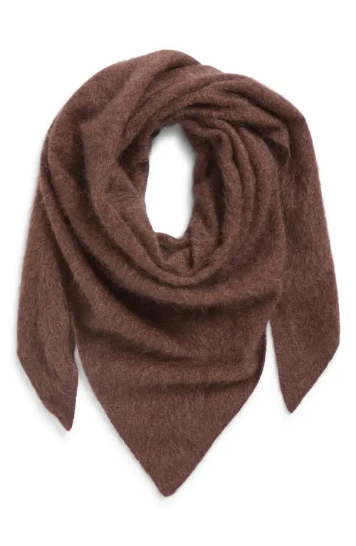 Nordstrom Brushed Cashmere Scarf in Brown at Nordstrom | Nordstrom