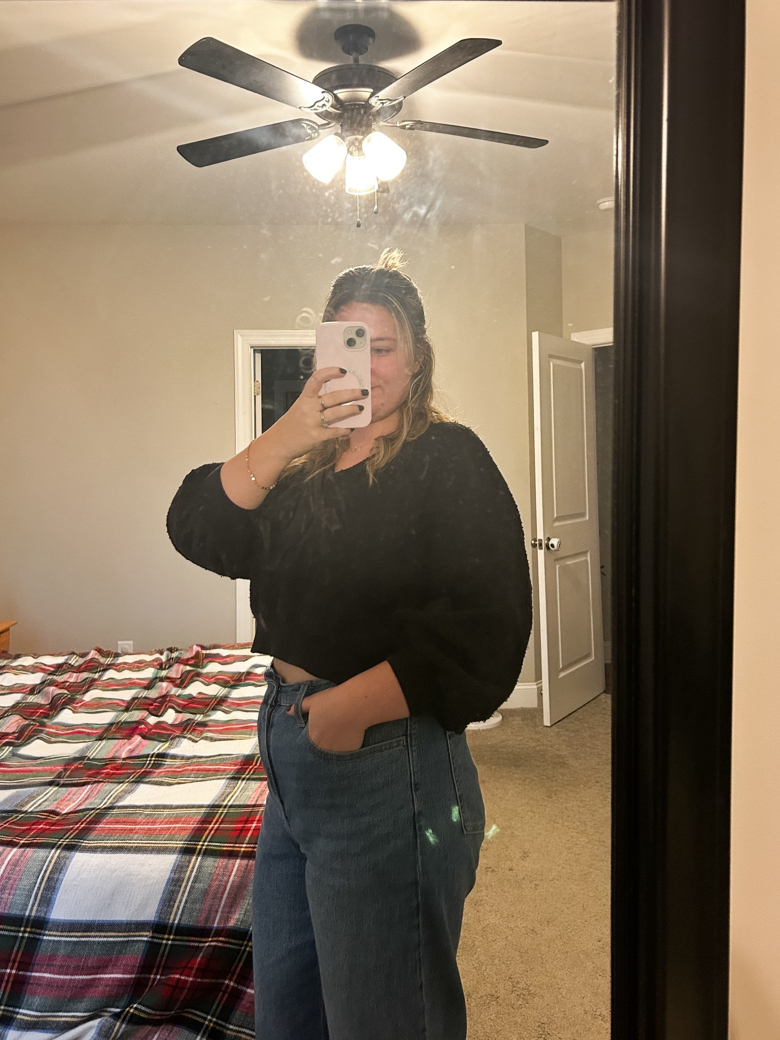 Sweater from free people, old navy jeans, and a claw clip 🤍 easy quick cute outfit for busy moms

#LTKootd #LTKGiftGuide #LTKdayinmylife