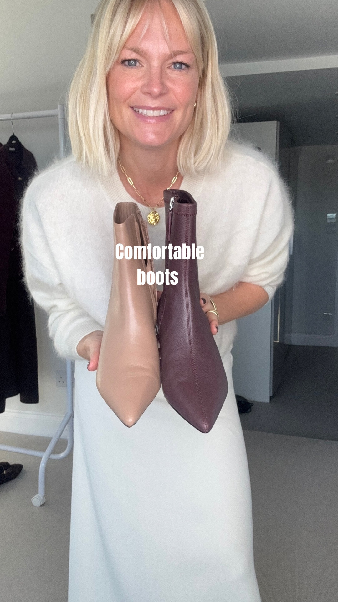 Two comfortable boot styles to consider in your wardrobe. 

I wore my burgundy ones (linked here from Dune) last year on repeat but a light boot is the right choice often with lighter coloured outfits/denim etc. 

Wearing my usual size in these  and the beige ones also come in chocolate too. I really rate John Lewis own brand for their footwear and have other styles from their range. 

Autumn 
Autumn outfits 
Autumn boots 
Burgundy boots 
Chocolate boots 
Ankle boots 

#LTKuk #LTKshoes #LTKautumn