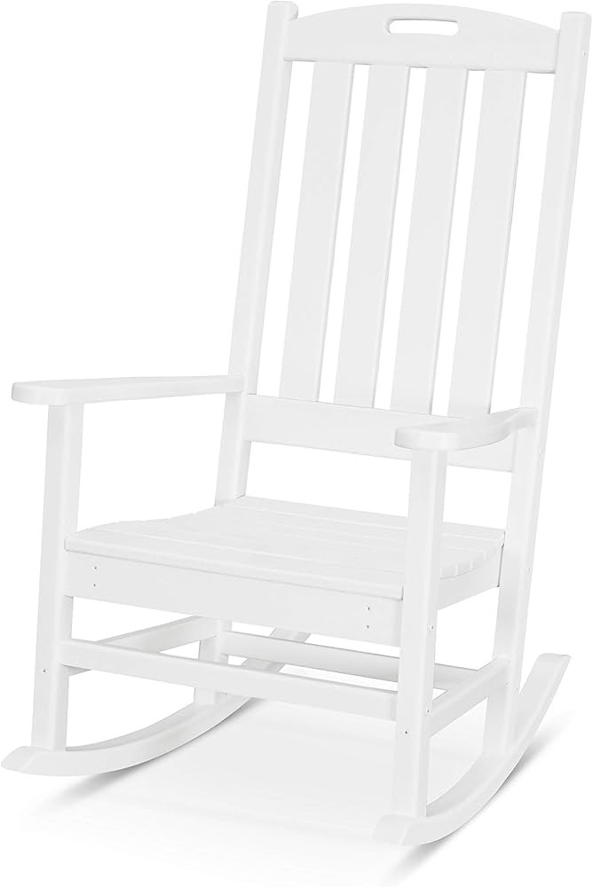 POLYWOOD® Nautical Rocker, White | Amazon (US)