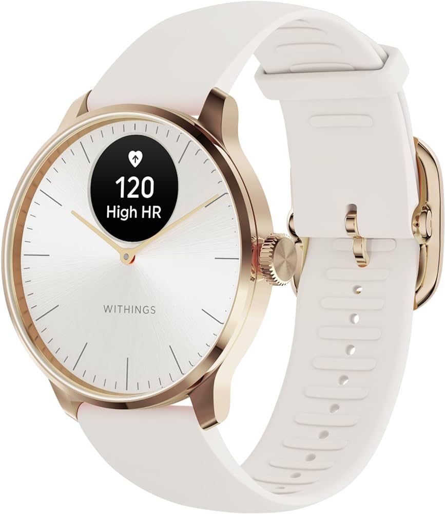 Withings ScanWatch Light - Hybrid Smart Watch, Heart Rate Monitoring, Fitness Tracker, Cycle Trac... | Amazon (US)