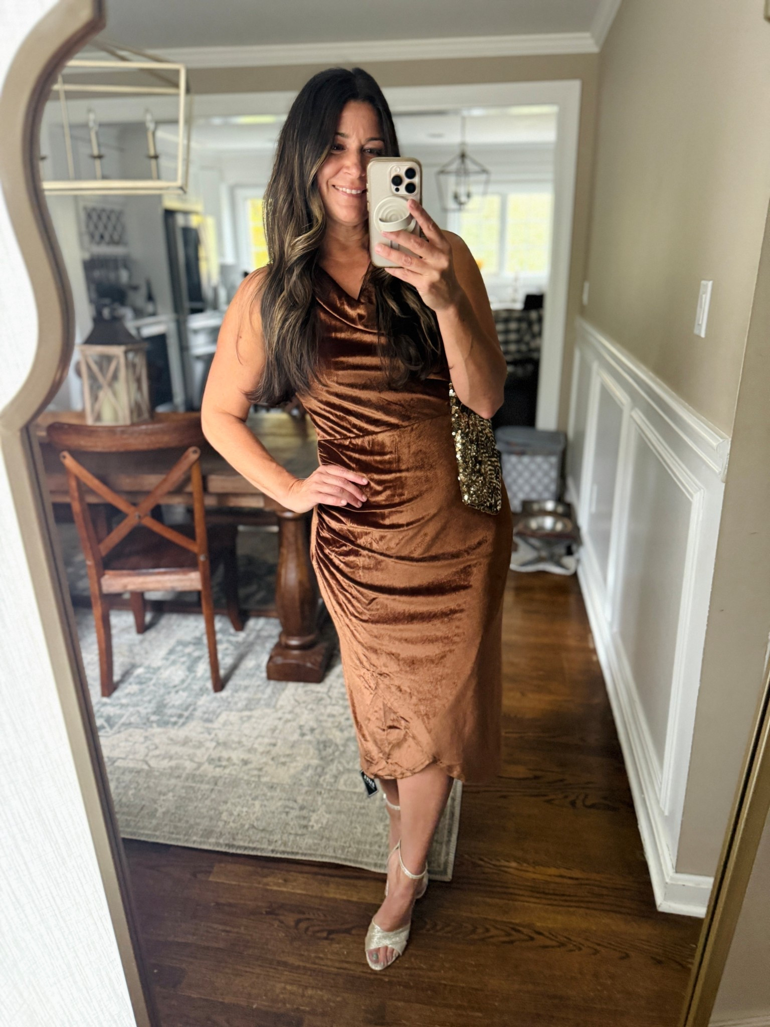 Wrapped in velvet and ready for the season. 

#LTKHoliday #LTKOver40