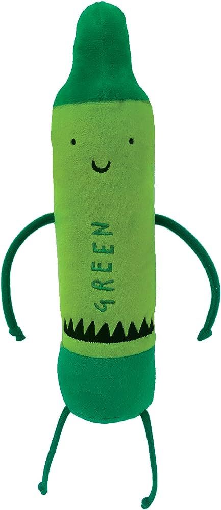 MerryMakers The Day The Crayons Quit Green Plush Toy,0 months to 100 months 12-Inch | Amazon (US)