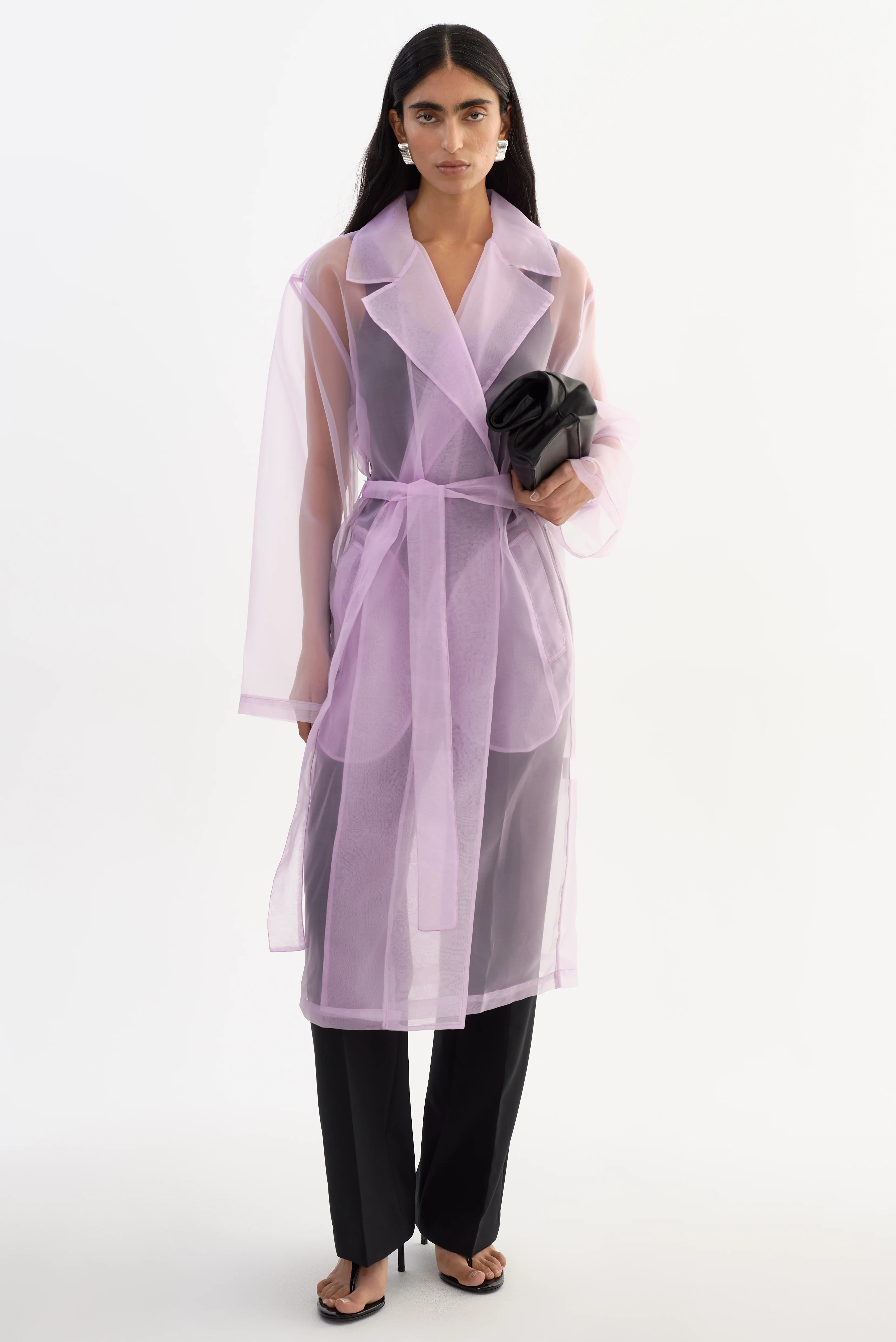 TALISE | Sheer Organza Trench Coat | LAMARQUE