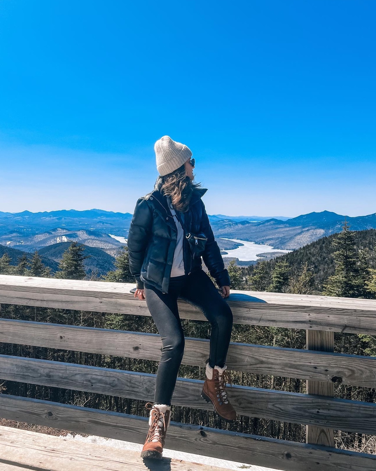 A leather puffer jacket paired with a sweatshirt, black leggings, hiking boots, beanie, and belt bag makes a cute casual winter outfit idea. 
.
.
.
.
.
.
Black puffer jacket | cropped puffer jacket | leather jacket | winter outfits | winter boots | winter jacket | winter shoes | hiking outfits | hiking boots | leggings outfits | black leggings | leather leggings outfit | lulu lemon leggings | sweatshirt outfit | boots outfit | womens hiking boots | hats for women | outfit inspo | outfit ideas | belt bag | lulu lemon belt bag | casual outfits | fur boots | shearling boots | brown booties | brown boots #LTKFind #LTKunder50 #LTKunder100 #LTKsalealert #LTKfindsunder50 #LTKfindsunder100 #LTKstyletip #LTKworkwear #LTKtravel #LTKshoecrush #LTKitbag #LTKfitness

#LTKGiftGuide #LTKSeasonal #LTKHoliday #LTKU