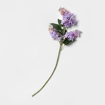 24" Artificial Lilac Stem Purple/Green - Threshold™ | Target