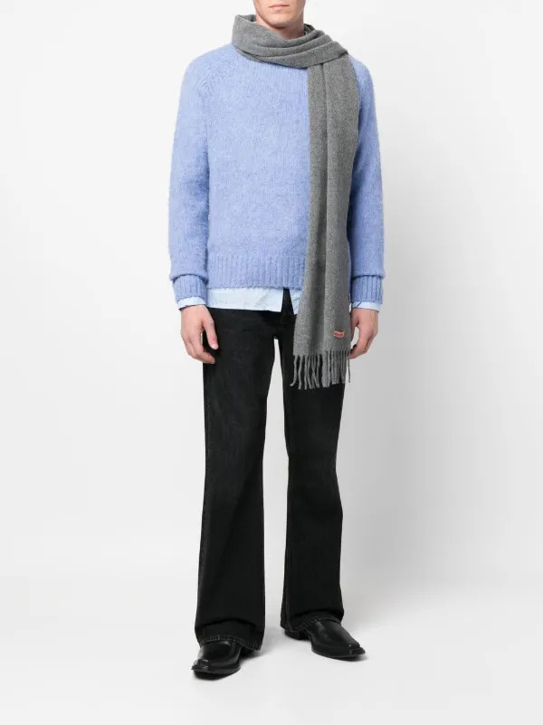 Acne Studios Schal Mit Fransen - Farfetch | Farfetch Global