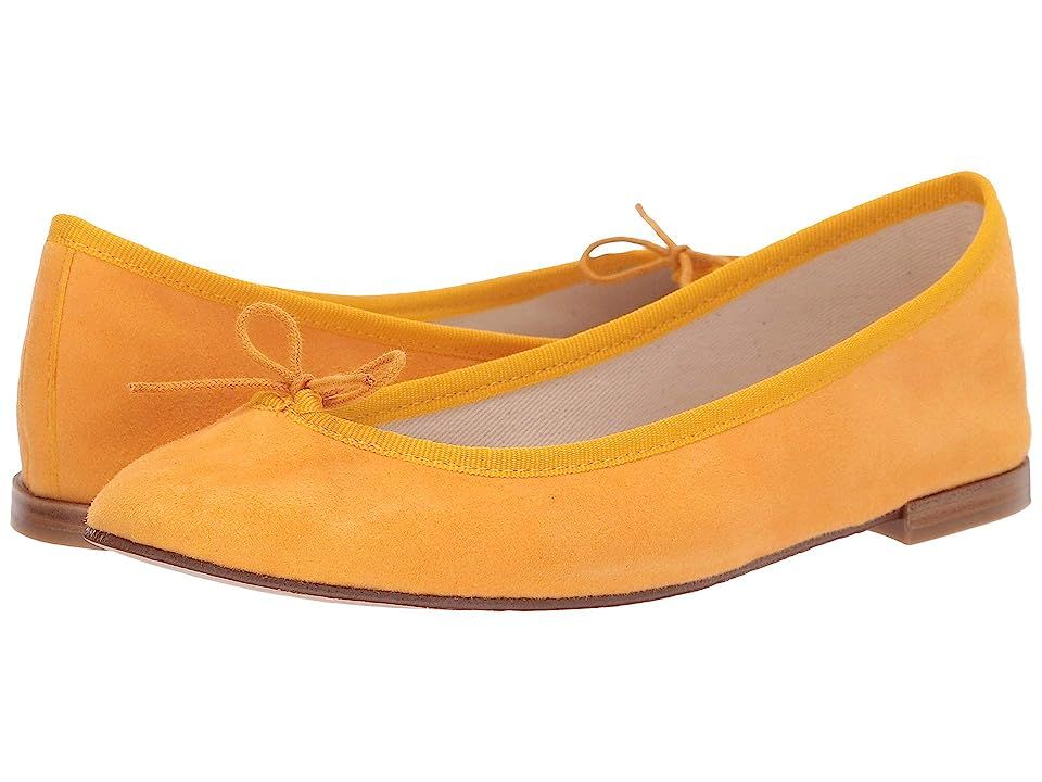 Repetto Cendrillon - Suede Leather (Yellow Suede) Women's Flat Shoes | Zappos