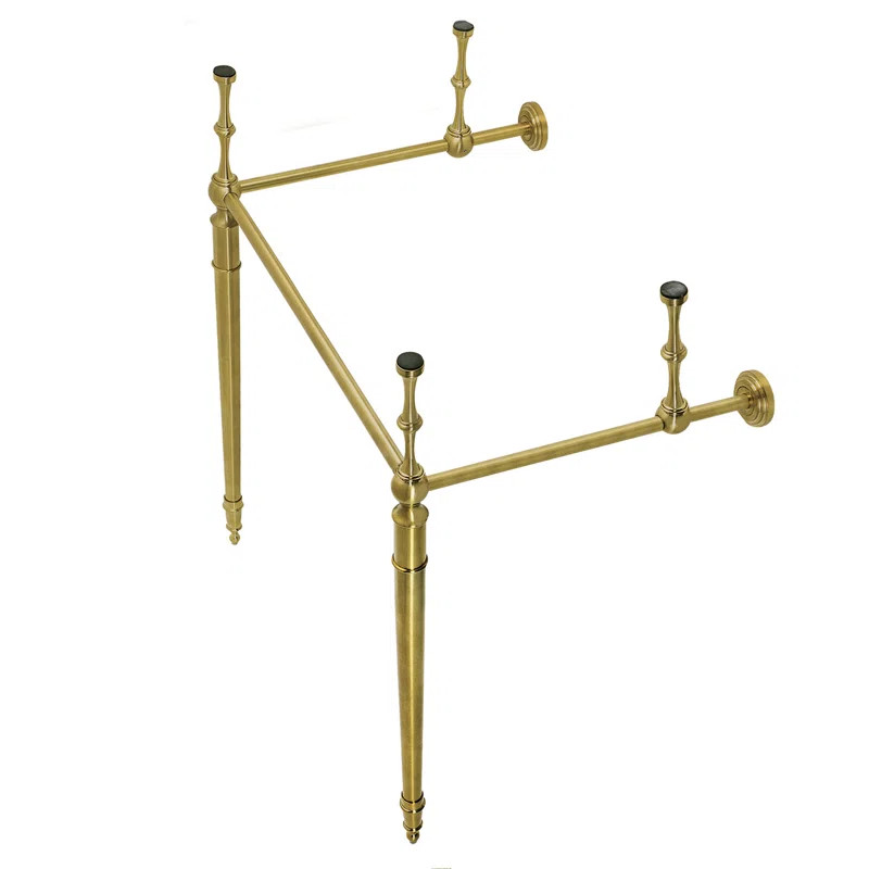 Kingston Brass Edwardian Brass Console Sink Legs | Wayfair North America