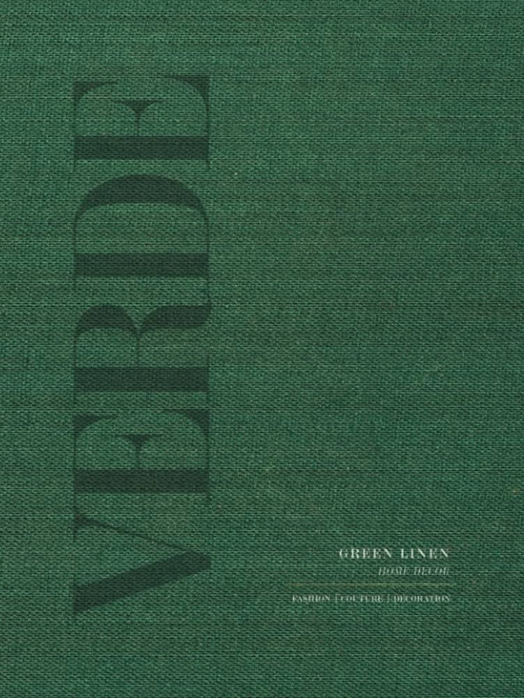 Verde - Green Linen Decorative Book | Ideal for Coffee Table Stacking and Interior Design Styling... | Amazon (US)