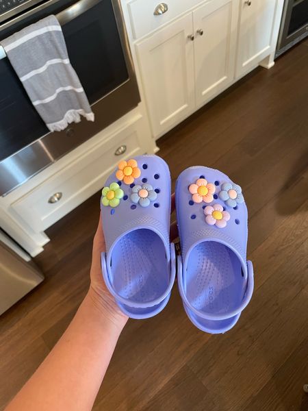 Toddler crocs and charms 