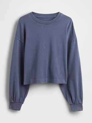 Heavyweight Crop Sweatshirt | Gap (US)