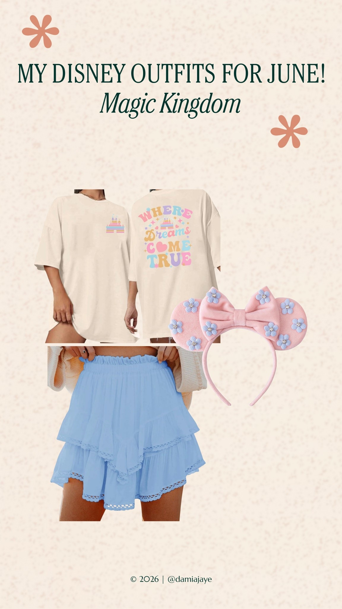 So excited to be going to Disney World in June for my baby boy’s second (😭😭😭) birthday!

How do you like my Magic Kingdom look???

🌿✨♥️🤩

#LTKmomlife #LTKTravel #LTKootd