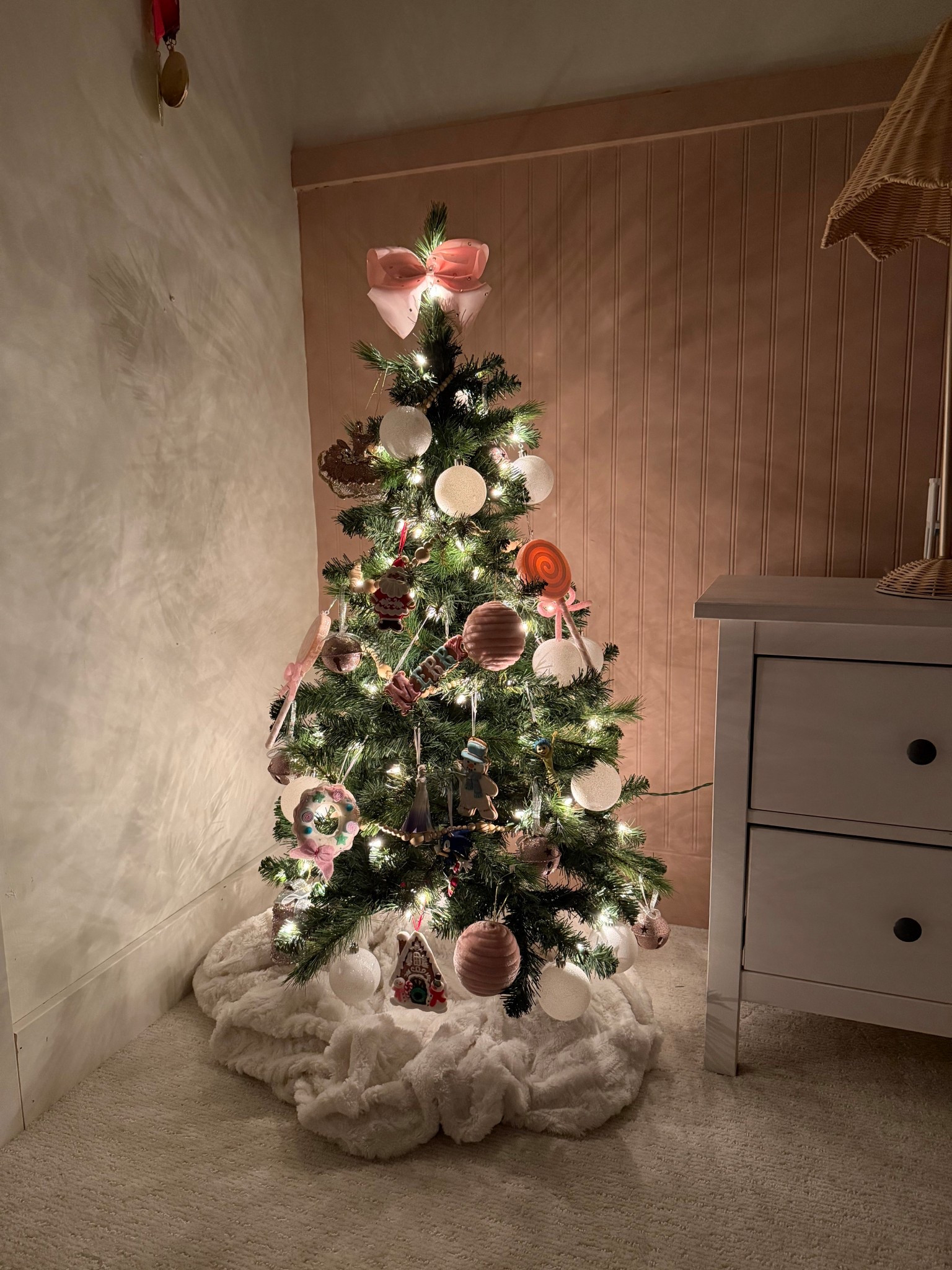 4ft pre lit Christmas tree in my daughters roomm

#LTKHome #LTKHoliday #LTKKids