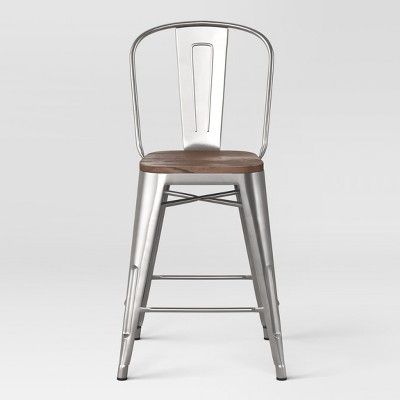 Carlisle Counter Stool with Wood Seat - Threshold™ | Target