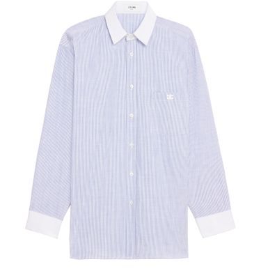 Cotton striped oversized shirt - CELINE | 24S (APAC/EU)