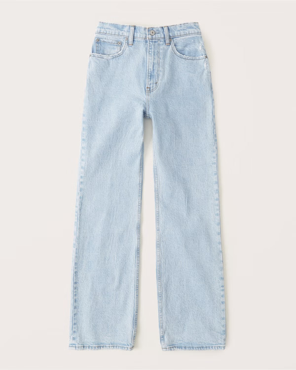 Women's High Rise 90s Relaxed Jean | Women's | Abercrombie.com | Abercrombie & Fitch (US)