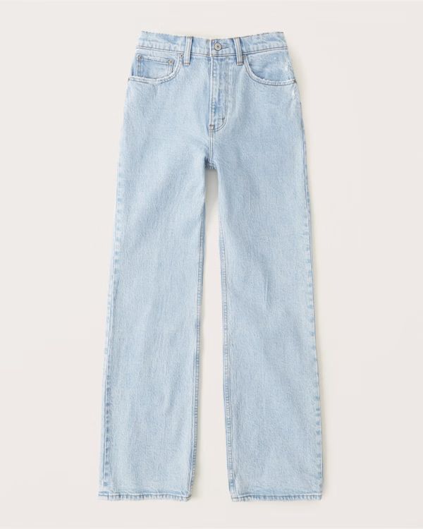 Women's High Rise 90s Relaxed Jeans | Women's Bottoms | Abercrombie.com | Abercrombie & Fitch (US)