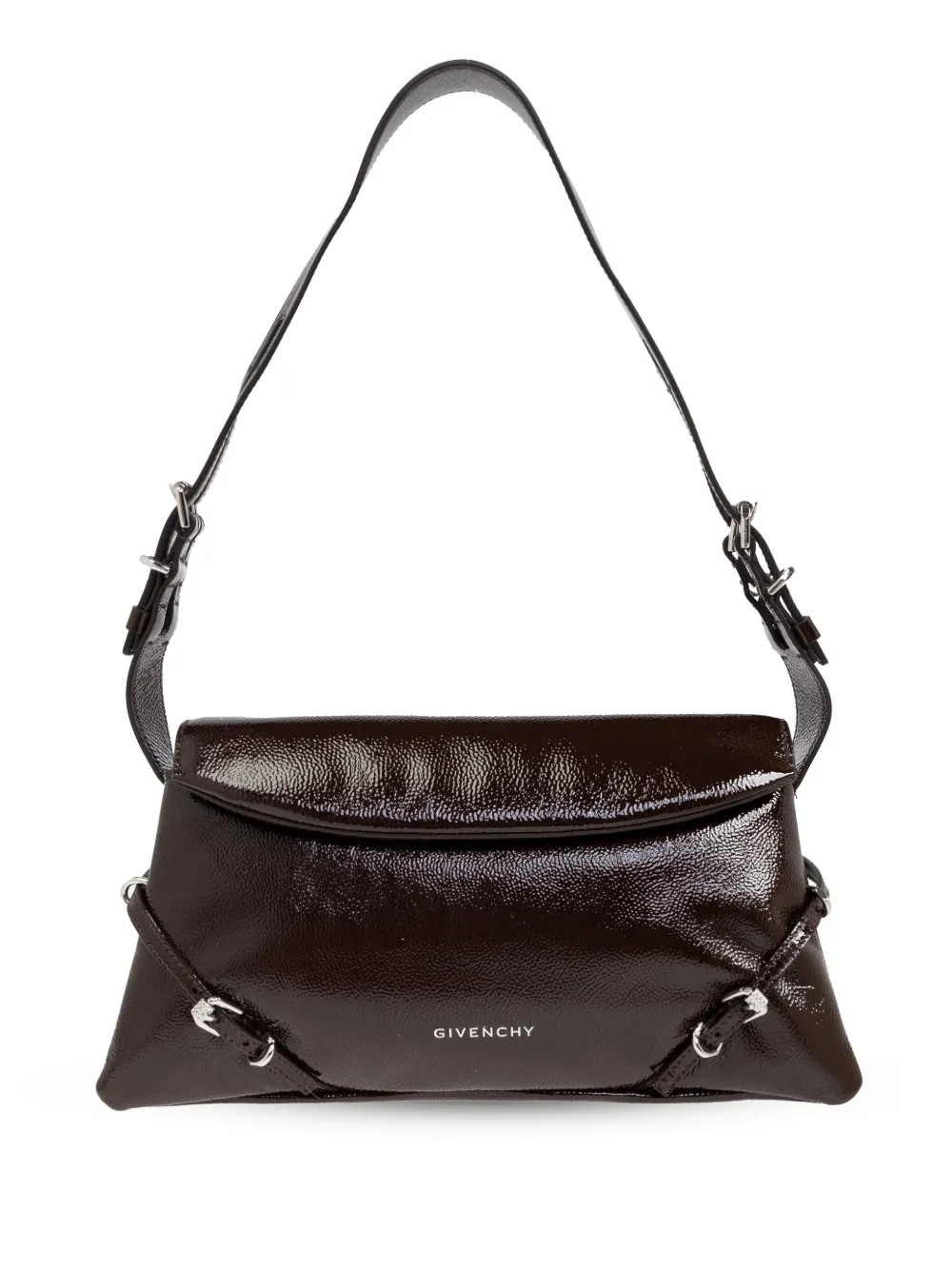 Givenchy Small P'tit Voyou Shoulder Bag | Brown | FARFETCH | Farfetch Global