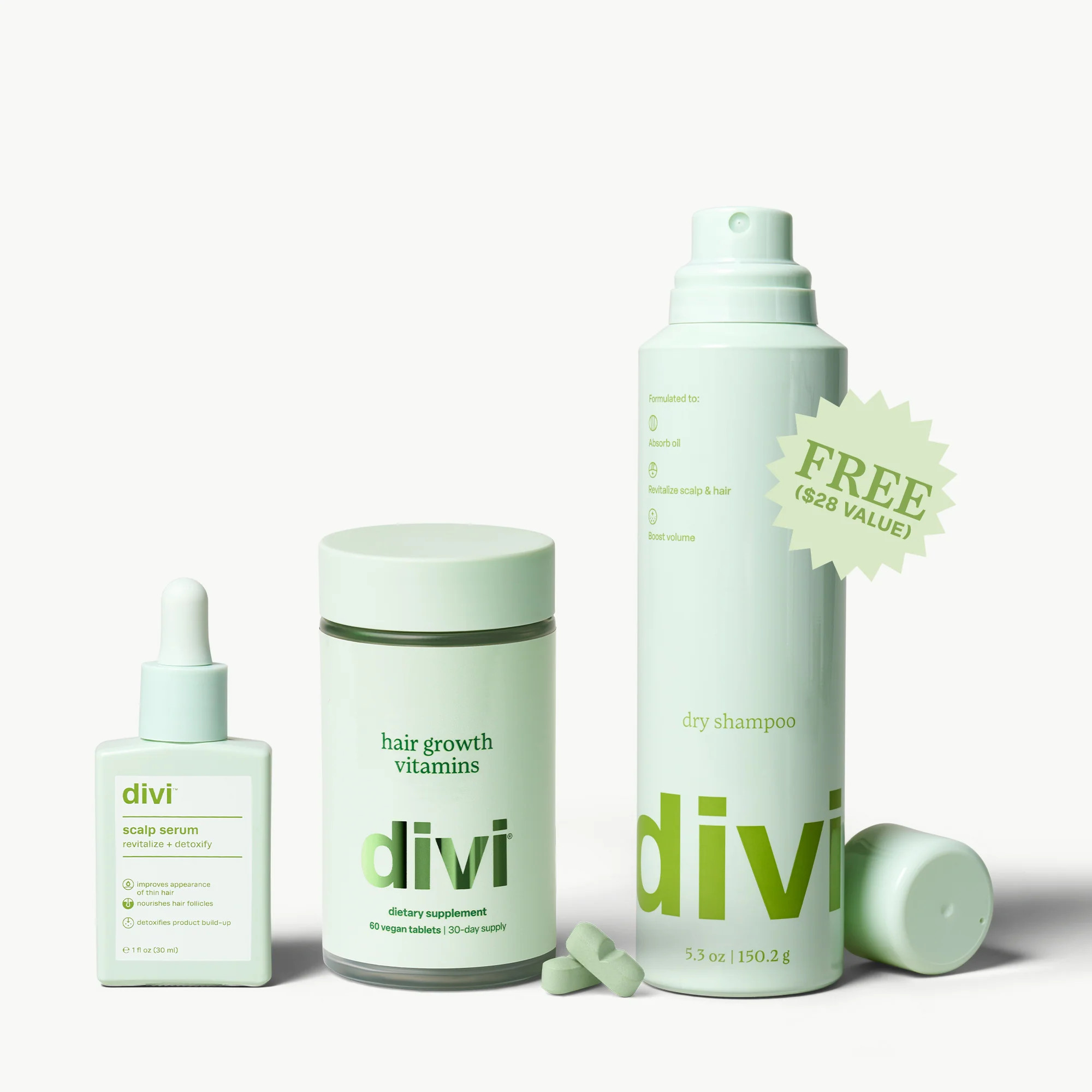 Divi Growth Care™ System | Inside-Out Care for Thinning Hair | Divi Official LLC