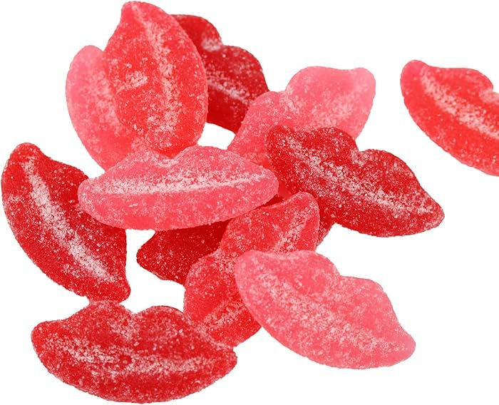 Gimbal's Fine Candies Sour Pucker-up Gummy Lips, 1 Lb, 68 Pieces, Assorted Flavors | Amazon (US)
